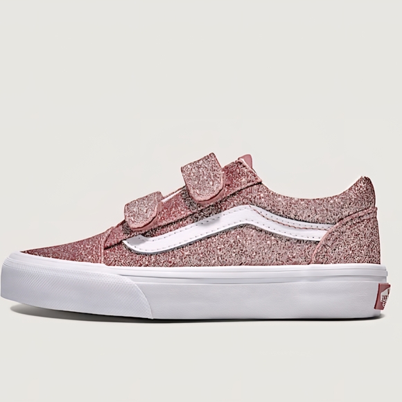 Vans Kids Glitter Pink Sneakers - Picture 4 of 4
